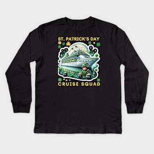 SAINT PATRICK'S CRUISE SHIP SQUAD Kids Long Sleeve T-Shirt